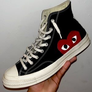 Comme des garçons x Converse (high top) mens size 11